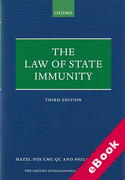Cover of The Law of State Immunity (eBook)