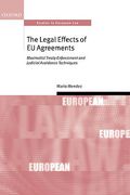Cover of The Legal Effect of EU Agreements
