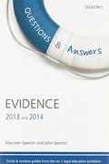 Cover of Questions & Answers: Evidence 2013 and 2014