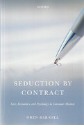 Cover of Seduction by Contract: Law, Economics, and Psychology in Consumer Markets