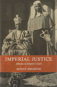 Cover of Imperial Justice: Africans in Empire's Court