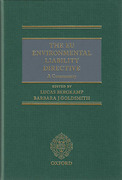 Cover of The EU Environmental Liability Directive: A Commentary