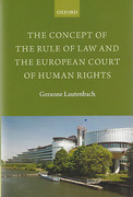 Cover of The Concept of the Rule of Law and the European Court of Human Rights