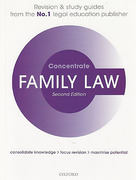 Cover of Concentrate: Family Law