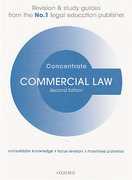 Cover of Concentrate: Commercial Law