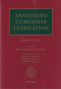 Cover of Annotated Companies Legislation