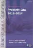 Cover of Blackstone's Statutes on Property Law 2013 - 2014