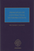 Cover of Principles of Contractual Interpretation