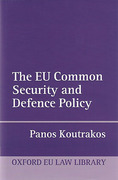 Cover of The EU Common Security and Defence Policy