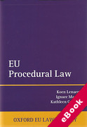 Cover of EU Procedural Law (eBook)