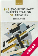 Cover of The Evolutionary Interpretation of Treaties (eBook)