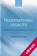 Cover of Transnational Legality: Stateless Law and International Arbitration (eBook)