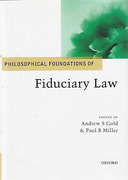 Cover of Philosophical Foundations of Fiduciary Law