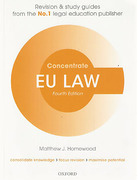 Cover of Concentrate: EU Law