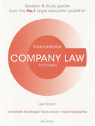 Cover of Concentrate: Company Law