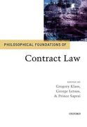 Cover of Philosophical Foundations of Contract Law