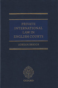 Cover of Private International Law in English Courts