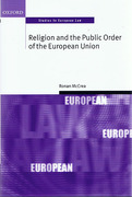 Cover of Religion and the Public Order of the European Union