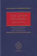 Cover of The Law of Rescission
