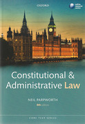 Cover of Core Text: Constitutional and Administrative Law
