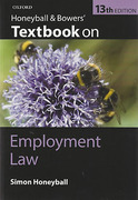 Cover of Honeyball & Bowers' Textbook on Employment Law