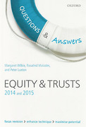 Cover of Questions & Answers: Equity & Trusts 2014 and 2015