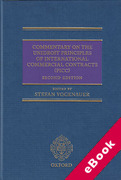 Cover of Commentary on the UNIDROIT Principles of International Commercial Contracts (PICC) (eBook)