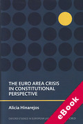 Cover of The Euro Area Crisis in Constitutional Perspective (eBook)