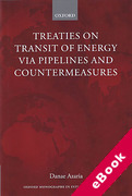 Cover of Treaties on Transit of Energy via Pipelines and Countermeasures (eBook)