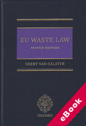 Cover of Handbook of EU Waste Law (eBook)