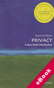 Cover of Privacy: A Very Short Introduction (eBook)