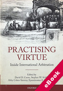 Cover of Practising Virtue: Inside International Arbitration (eBook)