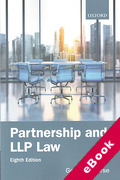 Cover of Partnership and LLP Law (eBook)