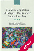 Cover of Changing Nature of Religious Rights under International Law (eBook)