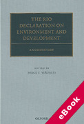 Cover of The Rio Declaration on Environment and Development: A Commentary (eBook)