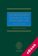 Cover of International Financial and Monetary Law (eBook)
