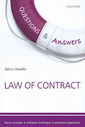 Cover of Questions & Answers: Law of Contract