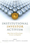 Cover of Institutional Investor Activism: Hedge Funds and Private Equity, Economics and Regulation