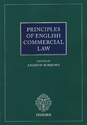 Cover of Principles of English Commercial Law