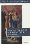 Cover of Character in the Criminal Trial