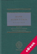 Cover of Bank Resolution: The European Regime (eBook)