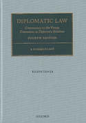 Cover of Diplomatic Law: Commentary on the Vienna Convention on Diplomatic Relations