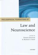 Cover of Philosophical Foundations of Law and Neuroscience