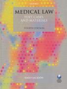 Cover of Medical Law: Text, Cases and Materials