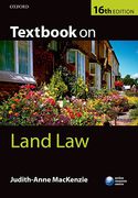 Cover of Textbook on Land Law