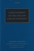 Cover of A Restatement of the English Law of Contract