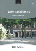 Cover of Bar Manual: Professional Ethics