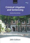 Cover of Bar Manual: Criminal Litigation and Sentencing