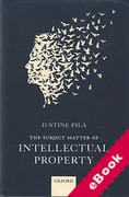Cover of The Subject Matter of Intellectual Property (eBook)