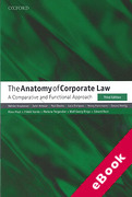 Cover of The Anatomy of Corporate Law: A Comparative and Functional Approach (eBook)